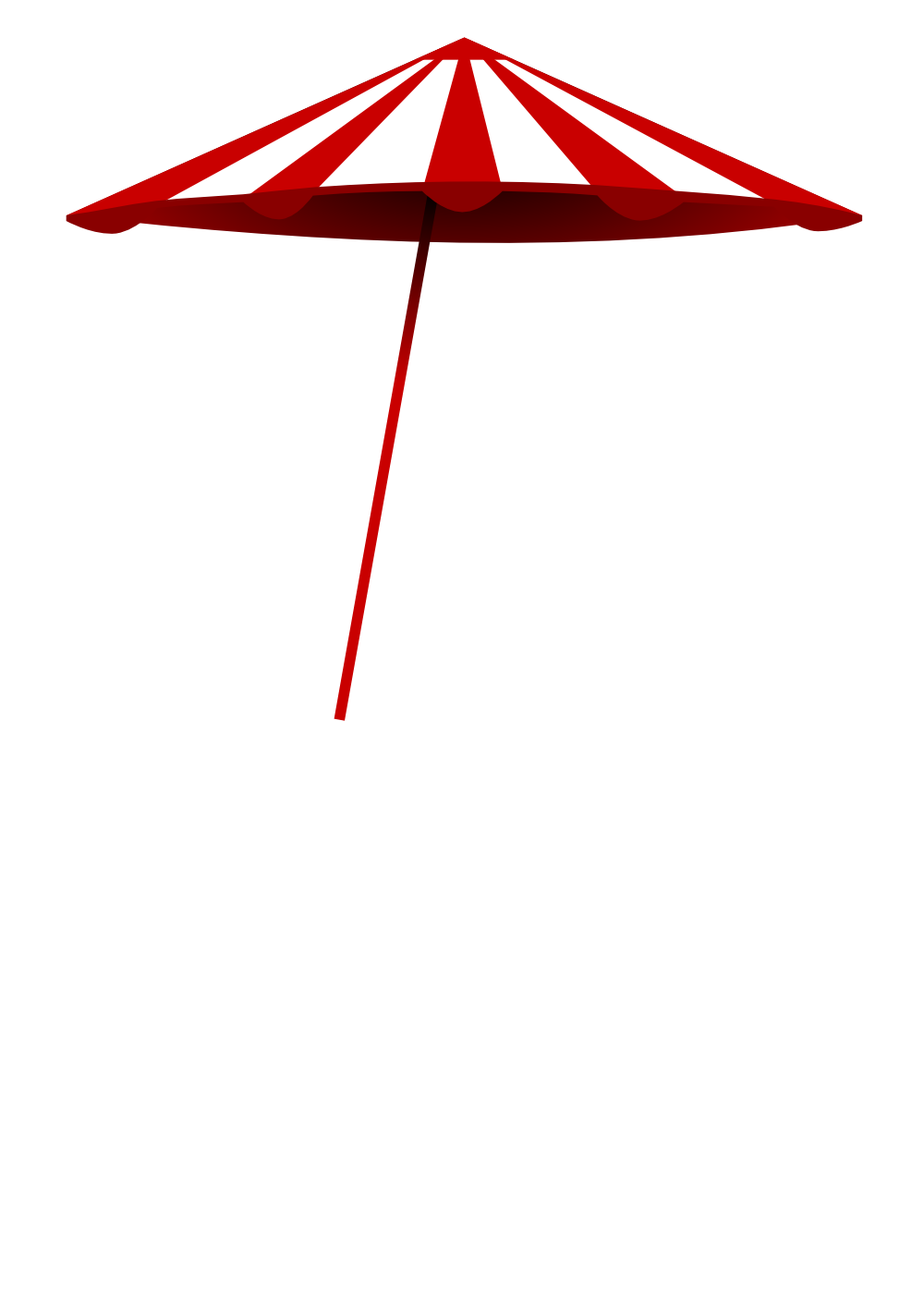 clipart umbrella template
