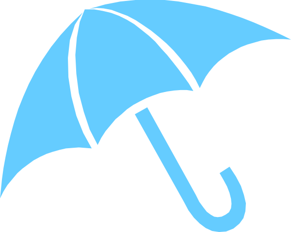 Clipart umbrella turquoise. Clip art at clker