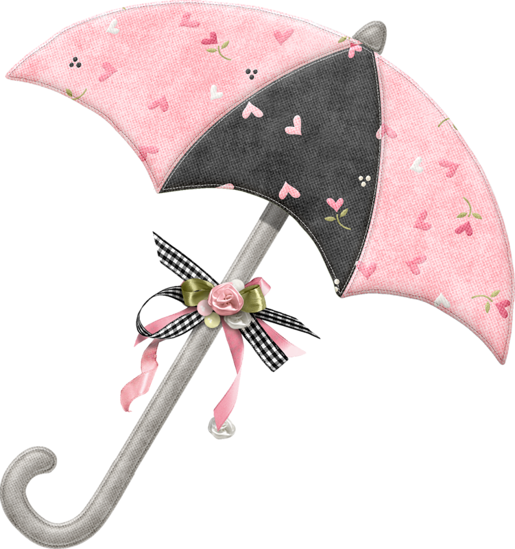 showering clipart many umbrella