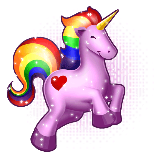 Unicorns and rainbows ruby. Clipart unicorn animated