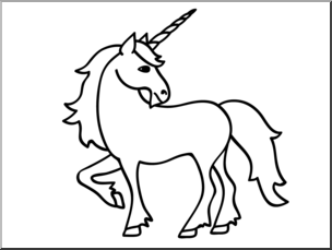Clipart unicorn basic. Clip art words b
