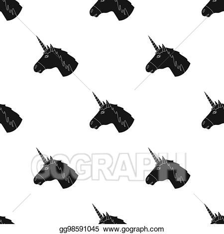 Clipart unicorn bitmap. Stock illustrations icon in
