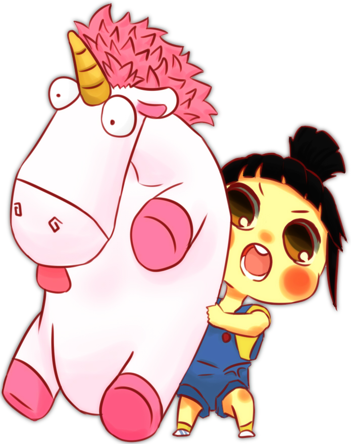  collection of fluffy. Clipart unicorn dispicable me