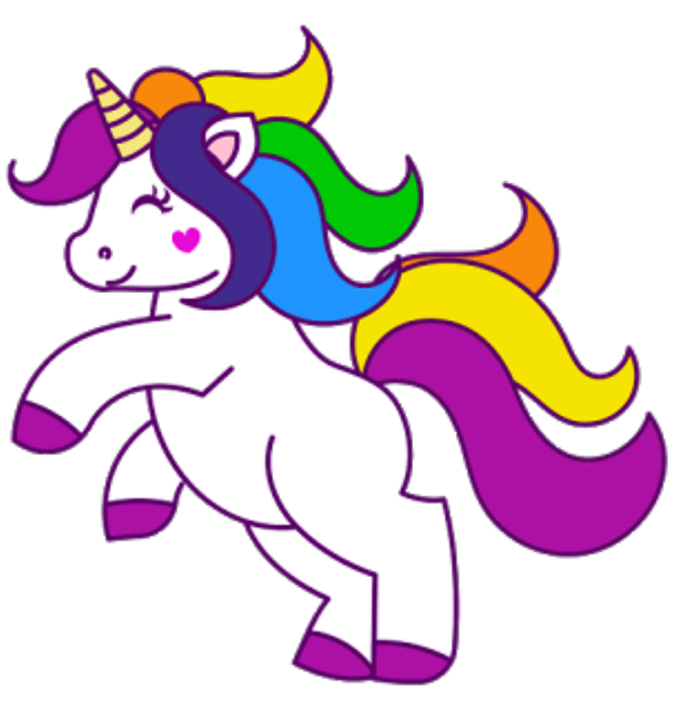 Unic rnio unicorns clip. Clipart unicorn doodle