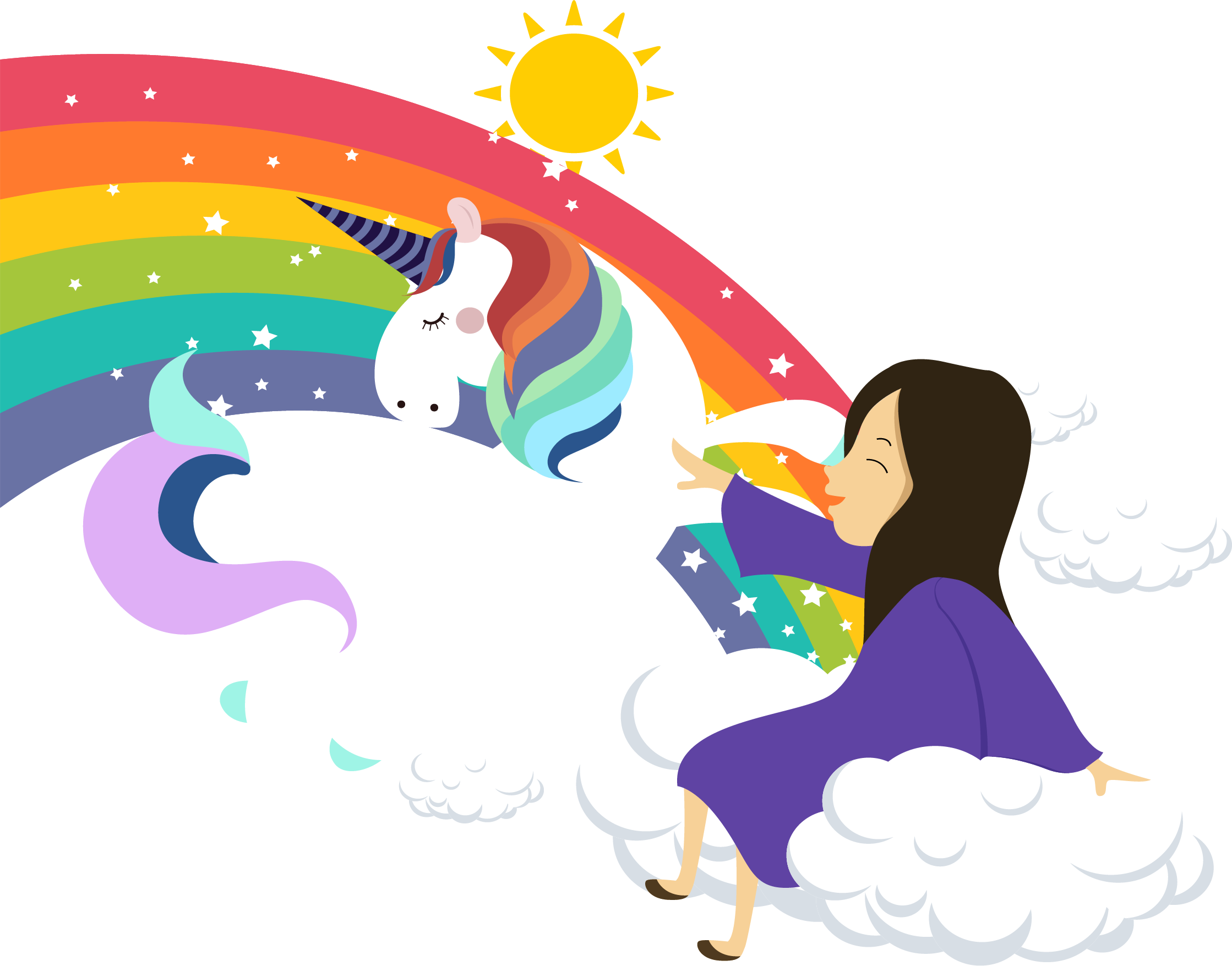 clipart unicorn fairy
