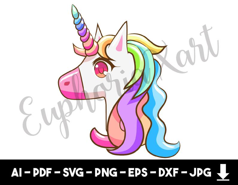 Baby svg horse ears. Clipart unicorn logo