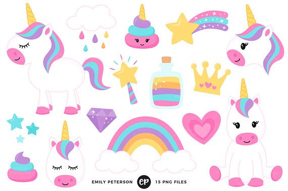 clipart unicorn magic