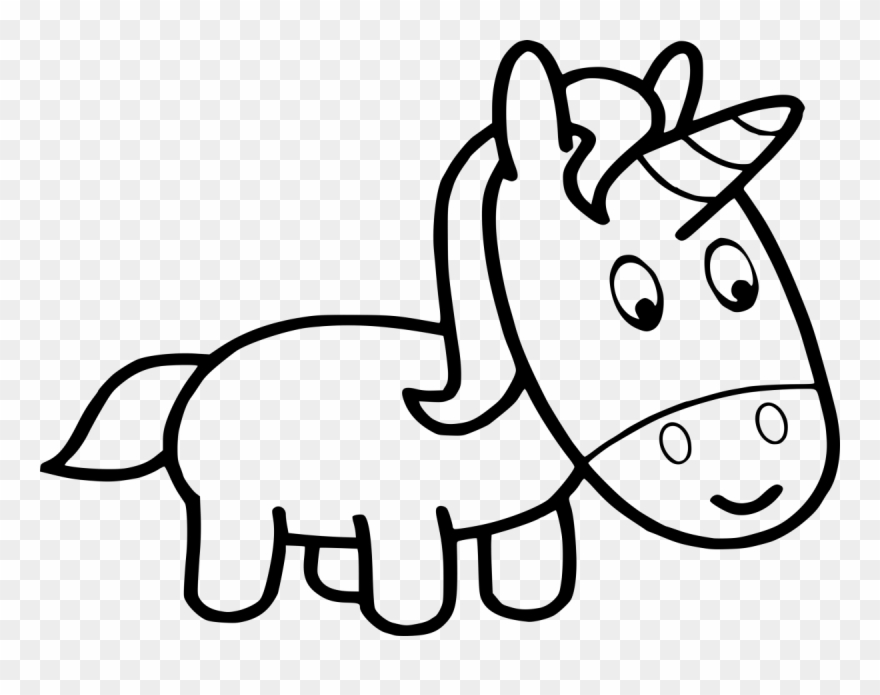 Clipart unicorn minion. Horse coloring page despicable