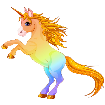 Clipart unicorn mythical beast. Cute clip art cartoon