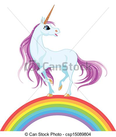 clipart unicorn rainbow