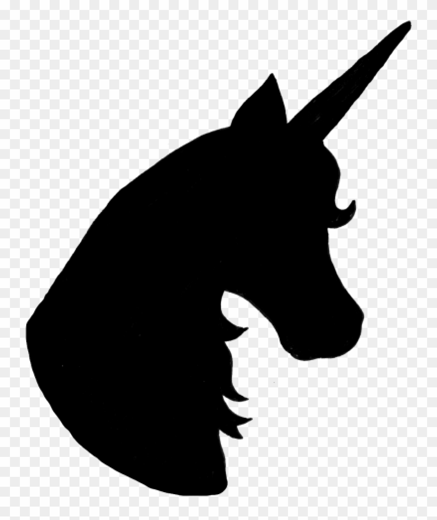 clipart unicorn silhouette