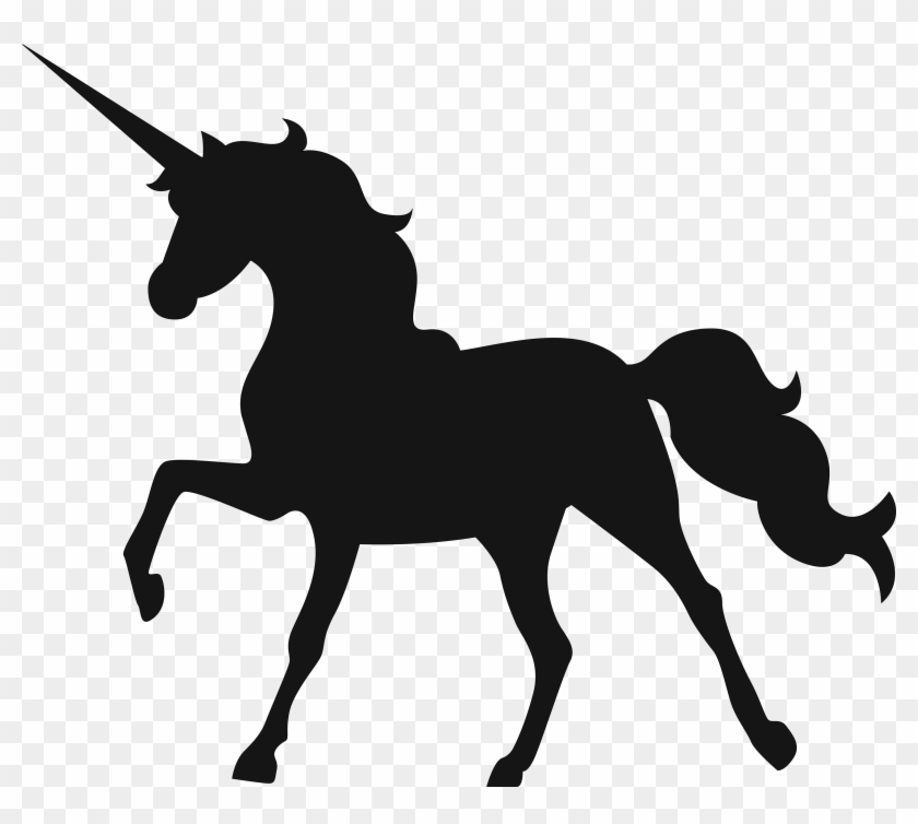 clipart unicorn silhouette