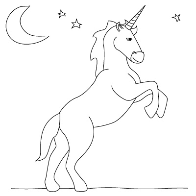 Clipart unicorn simple. Free download clip art