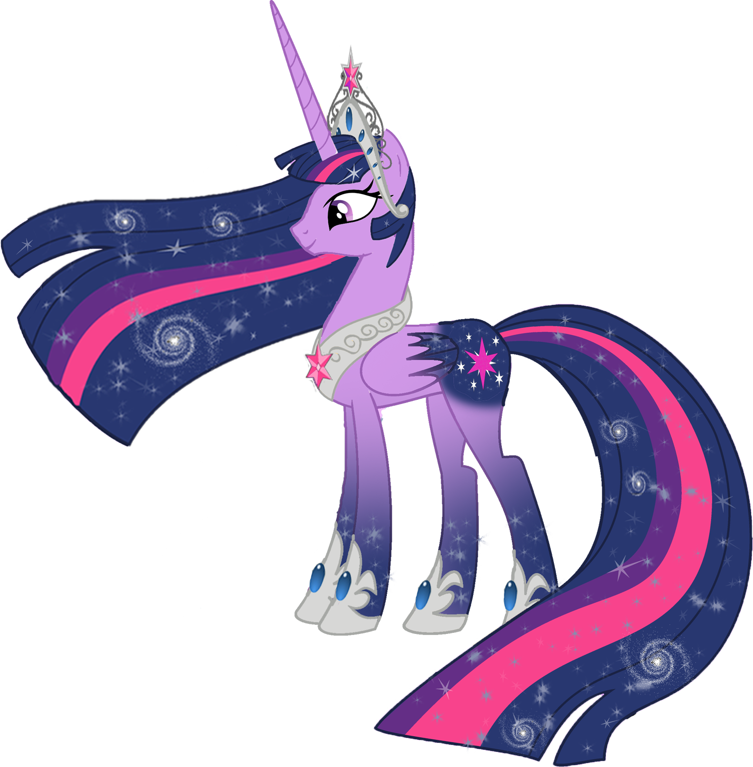 Clipart unicorn sparkle. Image twilight alicorn pony