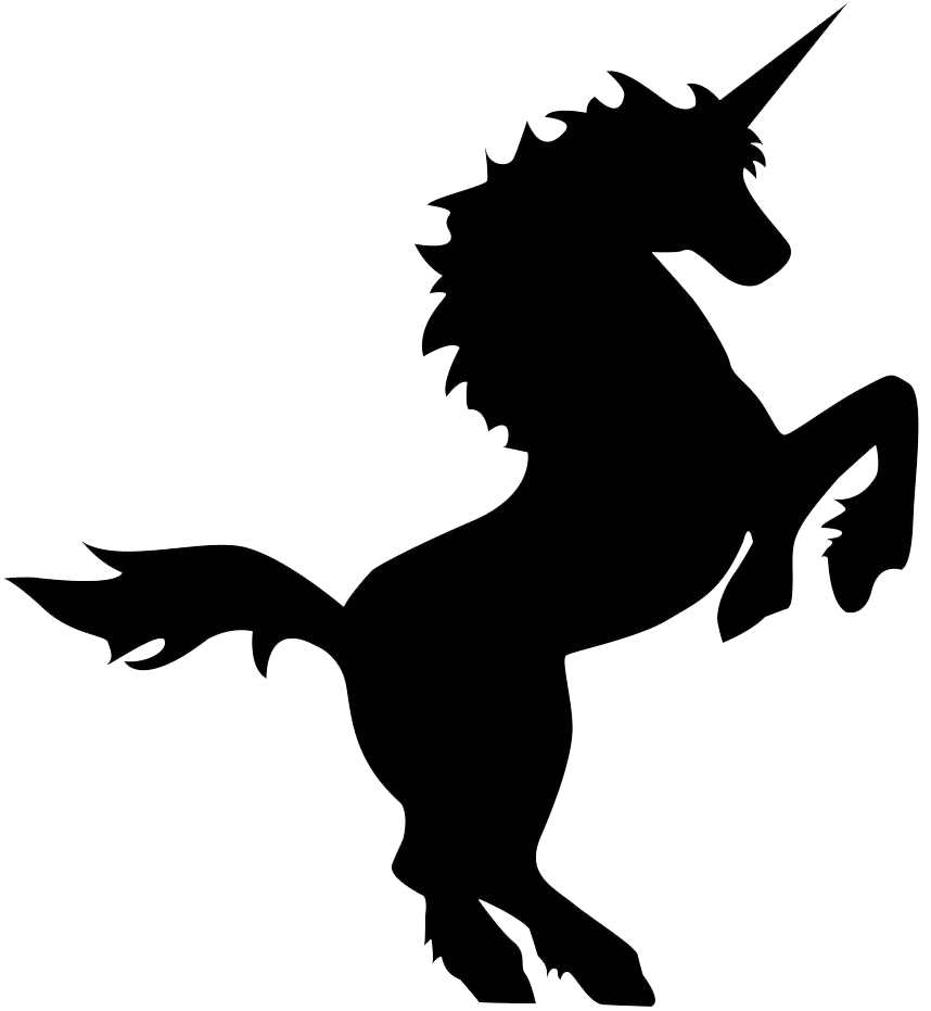 logo clipart unicorn