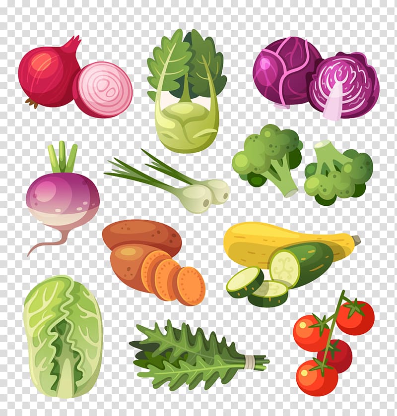clipart vegetables bunch