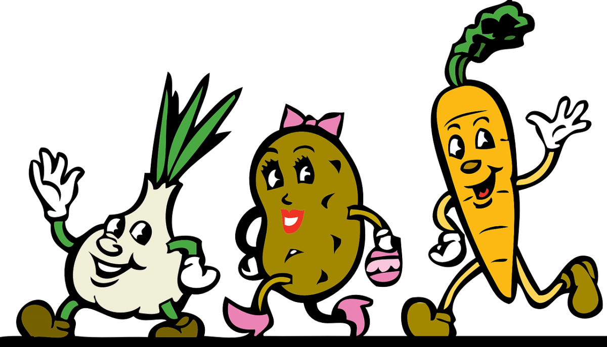 clipart vegetables healthy living