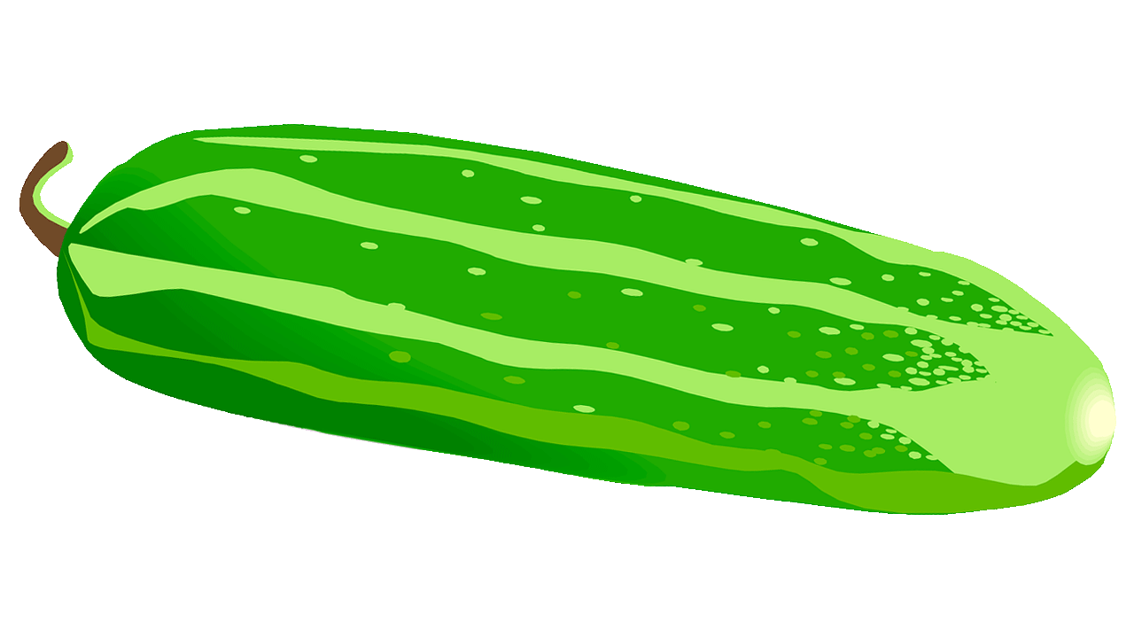 cucumber clipart kawaii