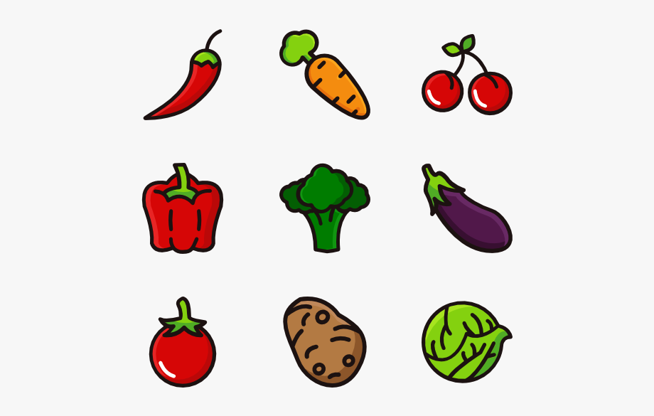 clipart vegetables individual fruit vegetable
