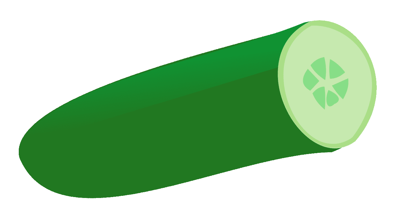 Cucumber cucumber slice