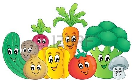 clipart vegetables theme
