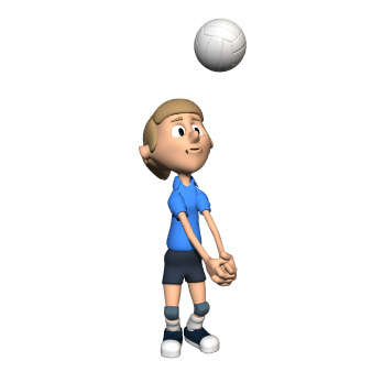 clipart volleyball animated