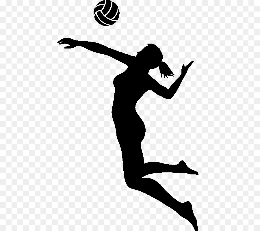 clipart volleyball attack