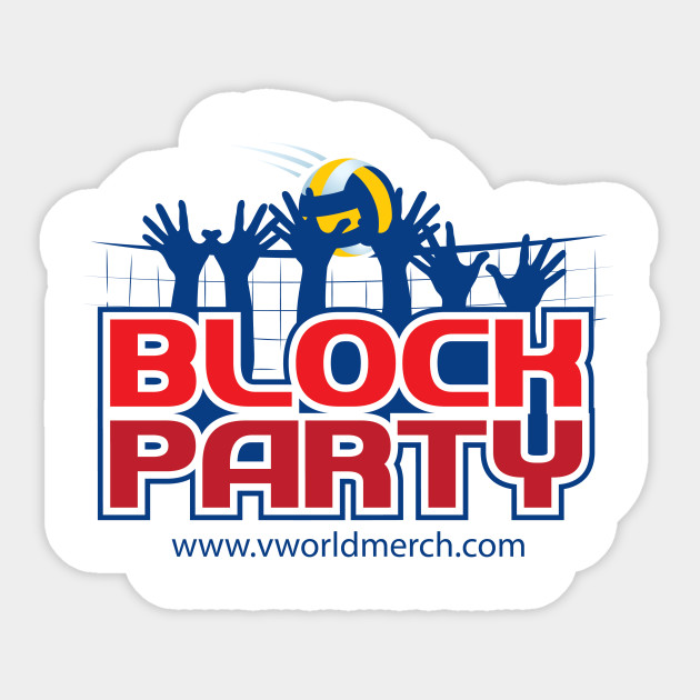 clipart volleyball block party