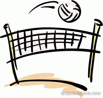 Clipart volleyball border. Panda free images 