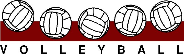 Clip art sutherland school. Clipart volleyball border