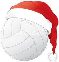 volleyball clipart christmas