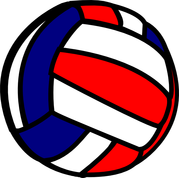 clipart volleyball drawn