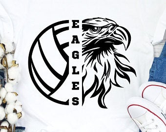 eagle clipart volleyball