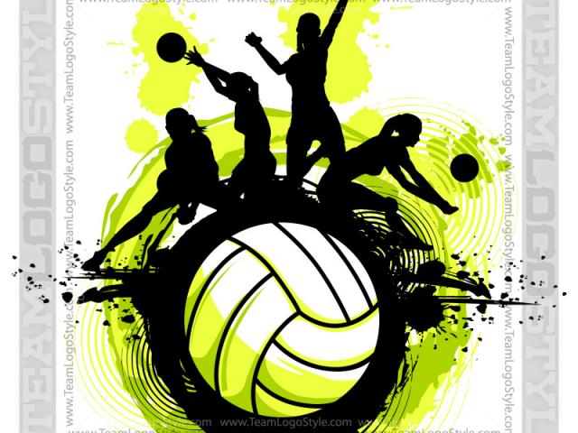 clipart volleyball game day