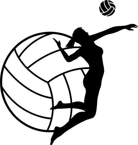 clipart volleyball hand