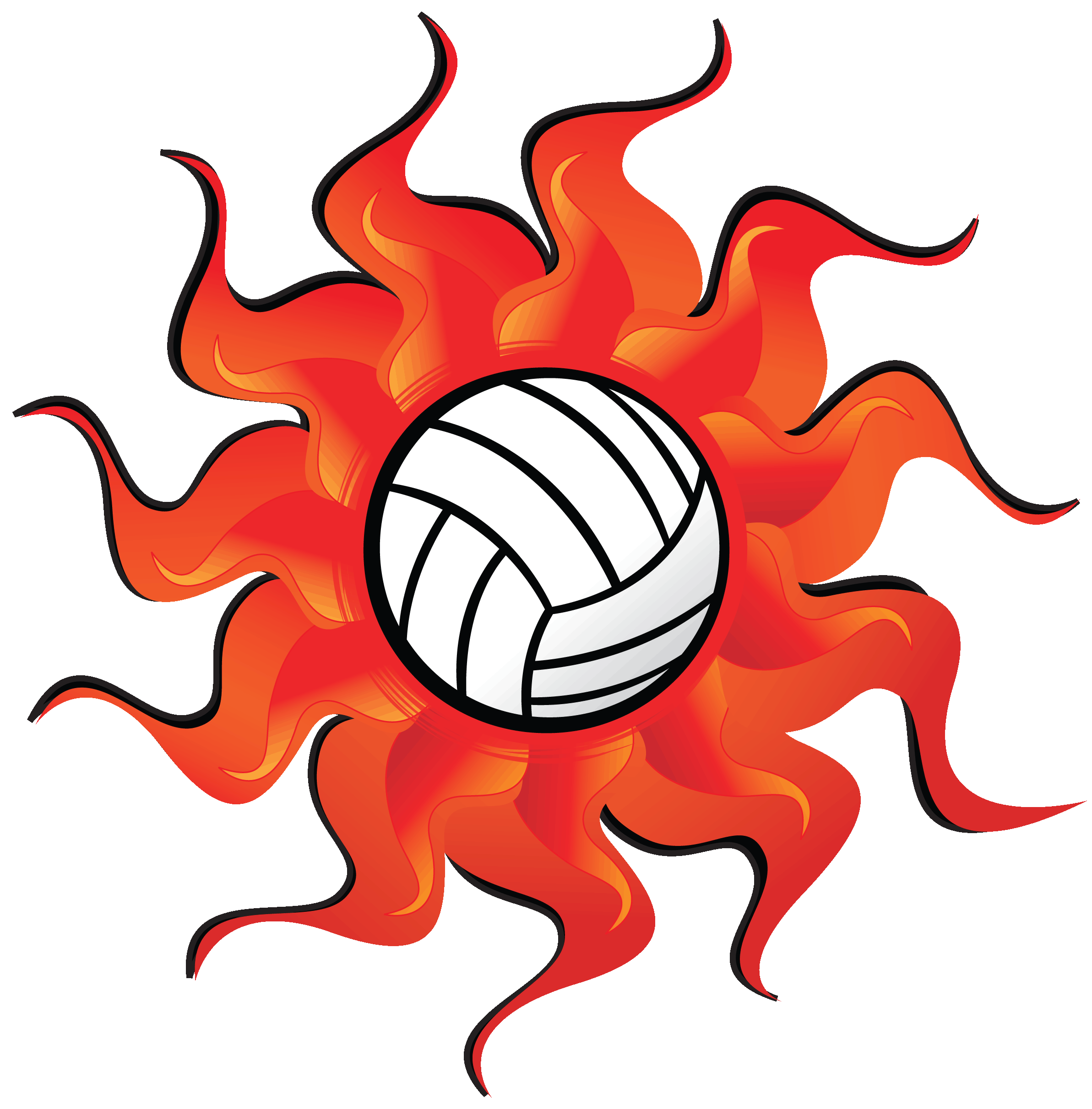 clipart volleyball injury