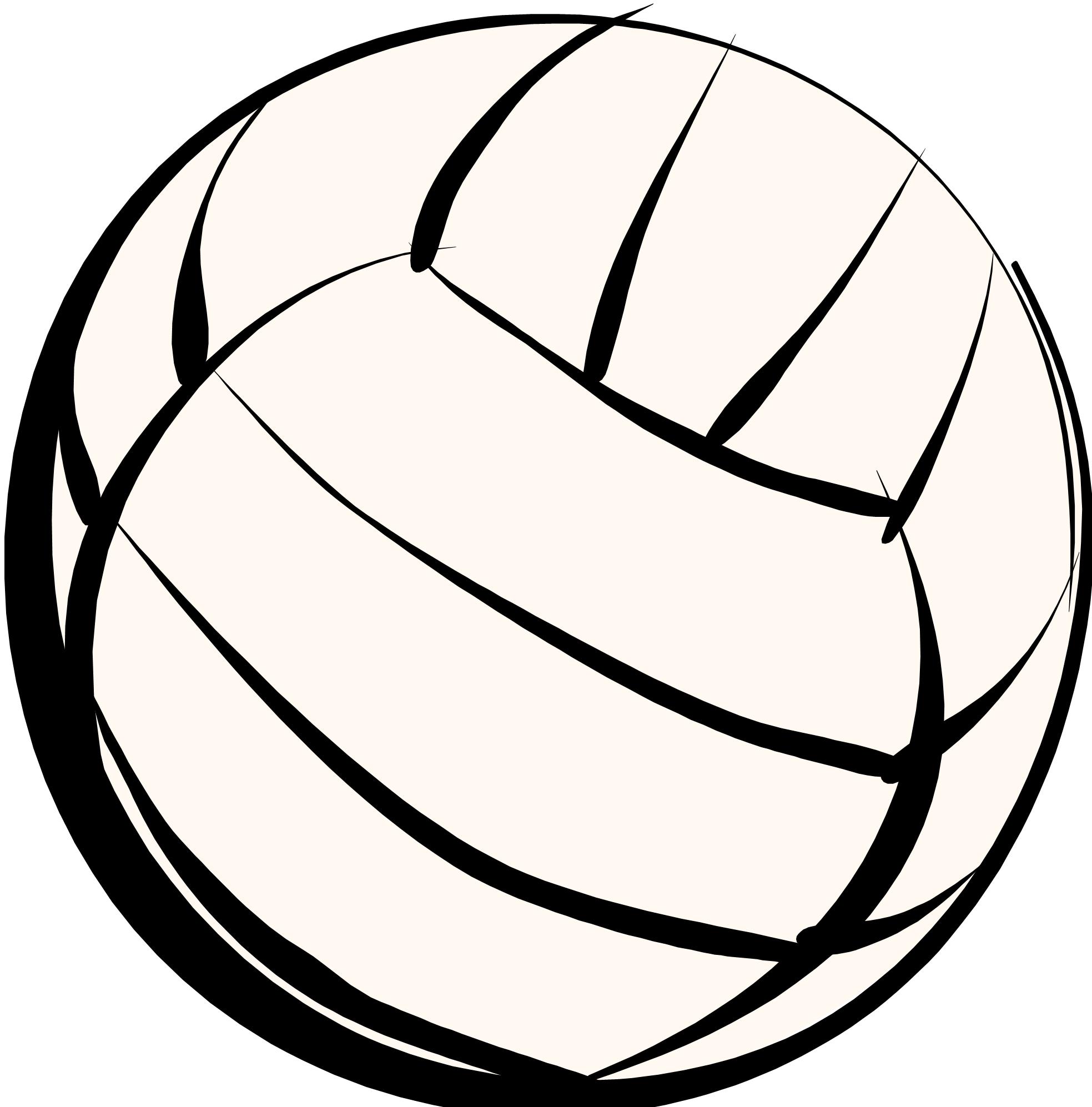 Volleyball clipart vector. Clip art free image