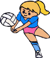 And fusion have clip. Clipart volleyball move