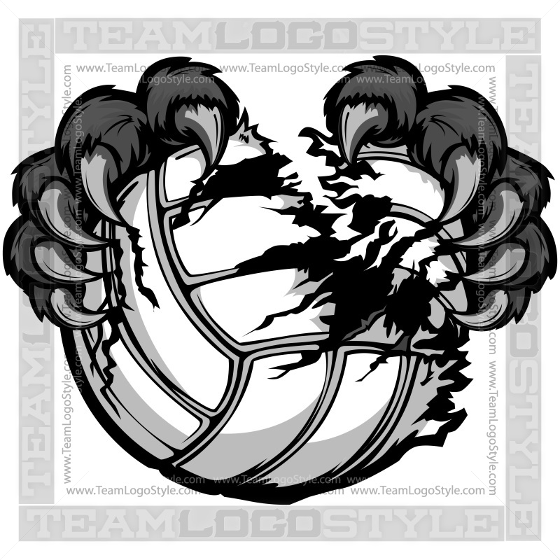 panther clipart volleyball