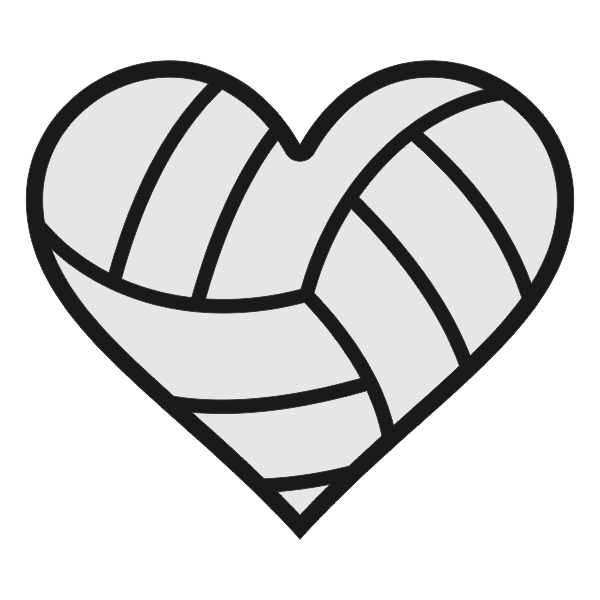 Heart shaped free download. Clipart volleyball shape