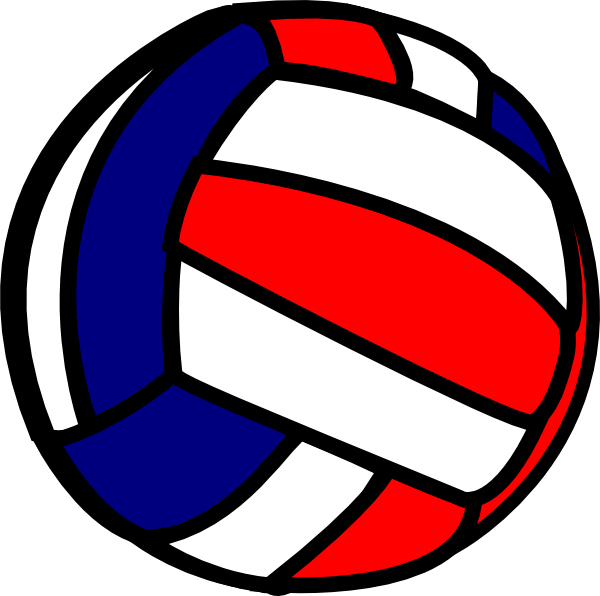 clipart volleyball sketch