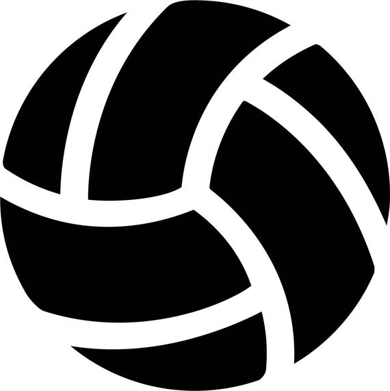clipart volleyball stencil