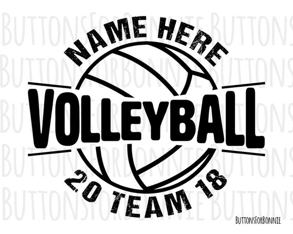 Clipart volleyball t shirt. Svg vector emblem 