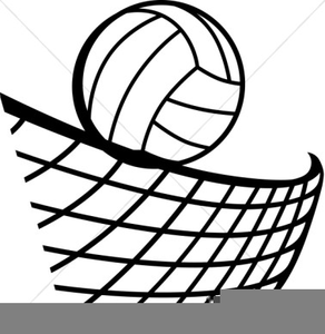 net clipart volleyball