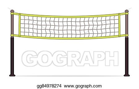 Clipart volleyball volleyball net. Clip art vector stock