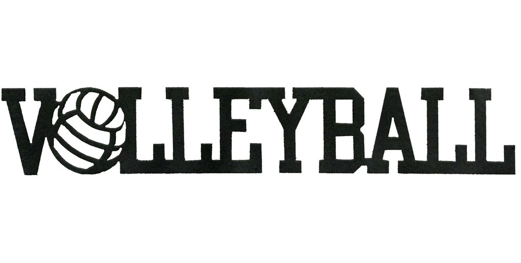 clipart volleyball word