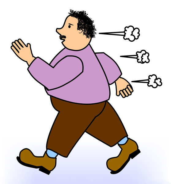 Clipart walking big man. Clip art library 