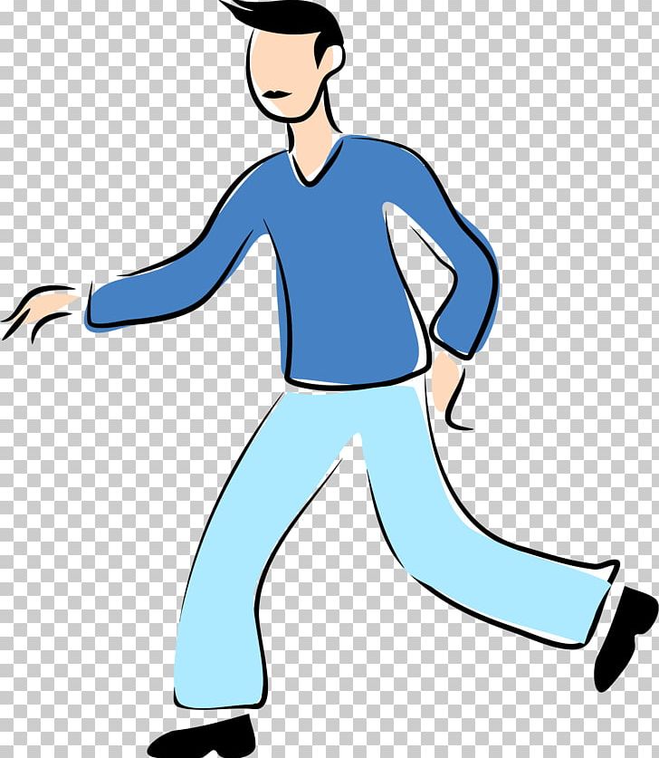 Clipart walking big man. Png arm cliparts blue