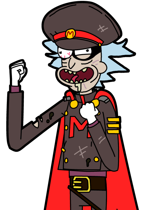 Image mysterious rick png. Clipart walking crazy day