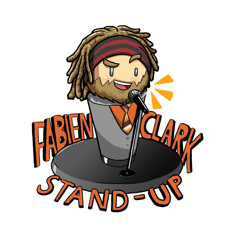 Fabien clark logo finalpng. Clipart walking crude
